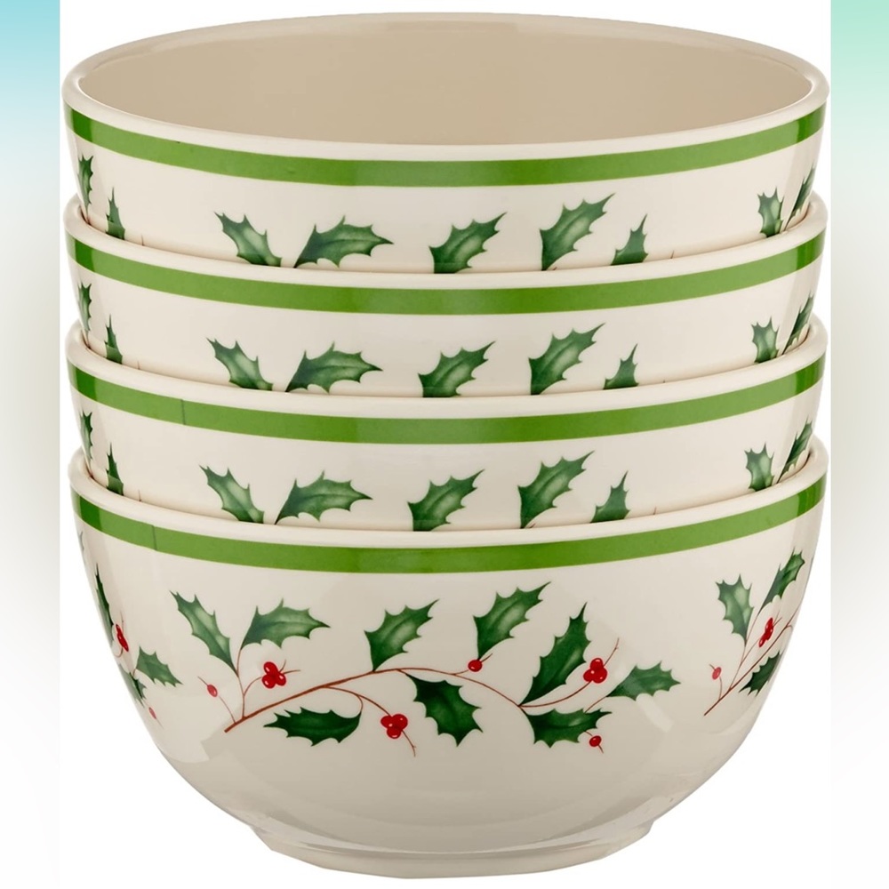 Lenox(SOLD OUT-Thank you!Bowls Set of 4. (3) available. 26oz Melamine - Picture 1 of 5